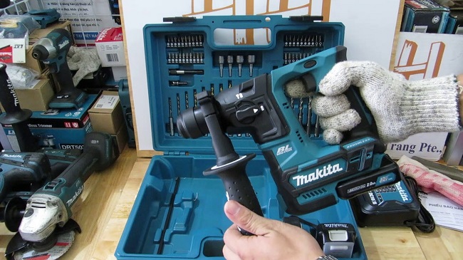 May khoan bua dung pin MAKITA HR166DSAE1 12V